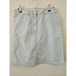 Vintage Light Blue Pendleton Jean Skirt Size 8